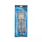 Csomagtartó Kerékpárra 24"-28" Alu Áll. Ezüst  (On Iia) M-Wave