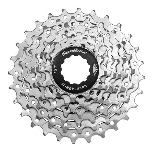 Fogaskoszorú Kerékpárra 7-es Sunrace Csm63 12-28T Nikkel