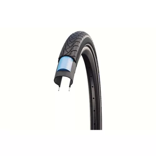 Kerékpár Külső Gumi 24X1,00 (25-540) Schwalbe Marathon Plus Hs440 Szürke / Fekete