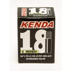   Kerékpár Belső Gumi Kenda 18 x 1,75-2,125 (47/57-355) Autó Szelep = Motor, Schrader, AV, SV