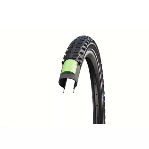 Kerékpár Külső Gumi 26X2,00 (50-559) Schwalbe Marathon 365 Hs475 Fekete Reflexcsíkos