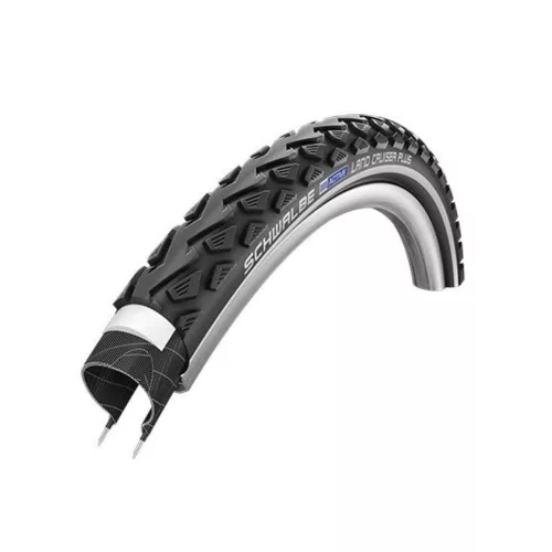 Kerékpár Külső Gumi 26X1,75 47-559 Schwalbe Land Cruiser Plus Hs450 Fekete Reflexcsíkos