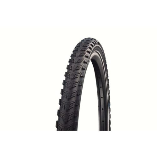 Kerékpár Külső Gumi 700X38C (40-622) 28X1,50 Schwalbe Marathon 365 Hs475 Fekete Reflexcsíkos