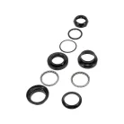 Kormányfej Kerékpárba 1 1/8" Menetes 25,4/34/30 Mm Krom 9 R