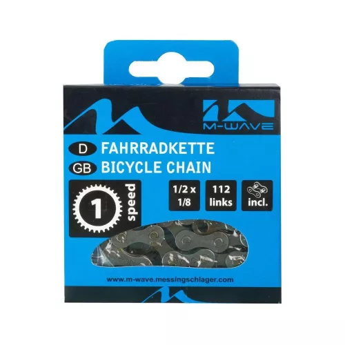 Lánc Kerékpárra 1/2X1/8 112L 1Sp Hagyományos M-Wave Singlespeed