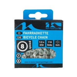   Lánc Kerékpárra 1/2X3/32 116L 8/7/6 Sp M-Wave Ezüst/Barna