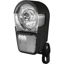   Lámpa Kerékpárra Elsö Lms 1Led 15Lux 'H-Ike' Fekete +Tarto Elemes