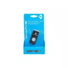 Lámpa Kerékpárra Elsö Akkus 1W Led M-Wave Apollon Usb 20/10 Lux 3 Funckiós Fekete