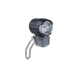   Lámpa Kerékpárra Első Agydinamós 1Led Büchel Shiny 50Lux (Kapcsolóval) Fekete