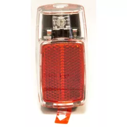   Lámpa Kerékpárra Hátsó Elemes Sárvédö 1Led +Lm +Prizma Csepel