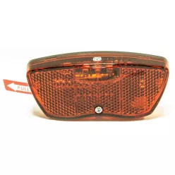   Lámpa Kerékpárra Hátsó Elemes Csomagtartóra 3Led +Lm Csepel