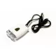 Villogo Elsö Usb 2Led 3Funk Fehér Kerékpárra