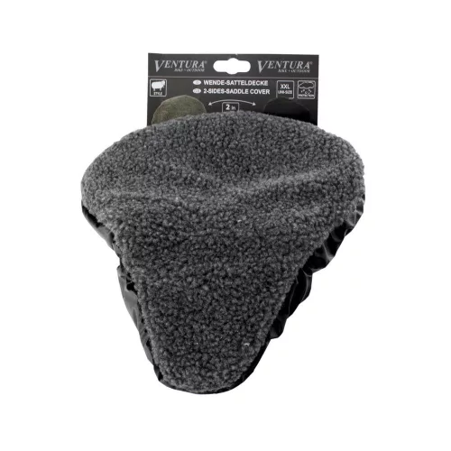 Kerékpárra Nyereghuzat 2 Funkciós 240X270Mm Kifordítható Ventura Szürke/Fekete