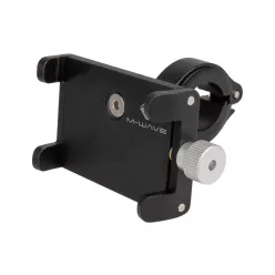   Kerékpár Kormányra Telefon És Navigáció Tartó Alu Fekete M-Wave