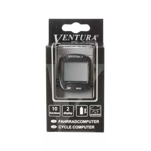 Kerékpár Computer Ventura 10 Funkcios Fekete