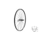Fűzött hátsó kerék KLS DRAFT V-brake R, 28/29", black