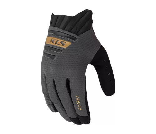 Kerékpáros Kesztyű Kls Cutout Long 022 Anthracite