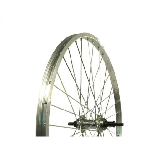 Kerékpár Kerék 24-Es Hátsó Szimplafalu Remerx Ezüst Felni Menetes Acél Agy Cp