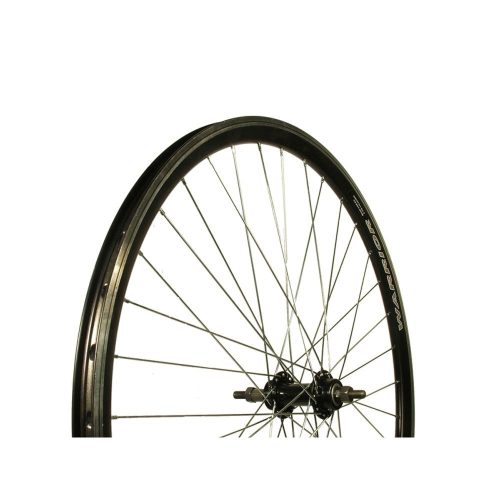 Kerékpár Kerék 622 Hátsó Duplafalu Warior Fekete Felni Menetes Acél Agy Ezüst Trekking