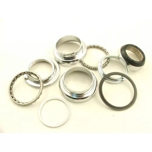 Kormánycsapágy Garnitúra Kerékpárba 25,4 Acél Tömített Krómozott