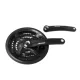 Hajtómű Kerékpárra Alu 28/38/48T 175mm Prowheel Ty-Cm99 Fekete, Láncvédővel Tengely Hossza 124,5mm