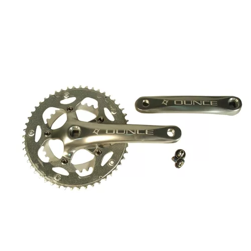 Hajtómű Kerékpárra Verseny Alu 34/50T 172mm Ounce-522C, Ezüst, Hi-Polish Crank