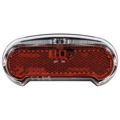   Axa Kerékpár Lámpa Hátsó Elemes Riff 50/80M Csomagtartóra On/Off Am