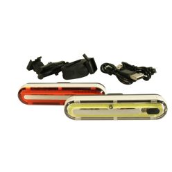   Kerékpár Világítás Garnitúra Chip Led Tölthető Usb-Ről