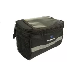   Kormánytáska Kerékpárra 20X15X12Cm Térképtartóval Roswheel 3,6L Szürke