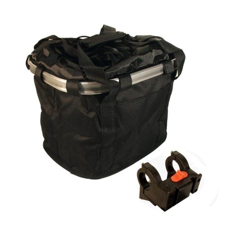 Kosár Kerékpárra Előre Gyorszáras Divat Fekete