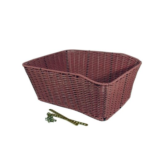 Kosár Kerékpárra Hátra Fonott Műanyag