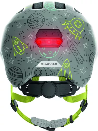 Abus kerékpáros gyerek sisak Smiley 3.0 LED, In-Mold