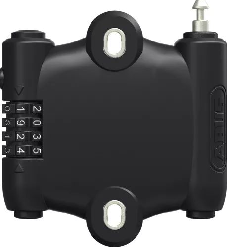 Abus mini kábel Kerékpár Lakat számzárral Sportflex, 90 cm, kulacstartó szemre szerelhető, fekete