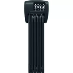   Abus hajtogatható Kerékpár Lakat számzárral Bordo Led 6000C/90, SH tartóval, fekete