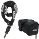 Abus kiegészítő lánc IvyTex ACH 2.0 Adaptor Chain 8KS/85 patkó Kerékpár Lakathoz és Alarmbox 2.0-hoz + ST5950, fekete