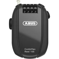   Abus mini kábel Kerékpár Lakat számzáras Combiflex Rest, 105 cm, fekete