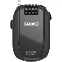   Abus mini kábel Kerékpár Lakat számzárral Combiflex Trip, 125 cm, fekete