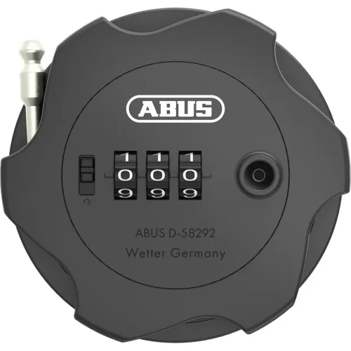 Abus mini kábel Kerékpár Lakat számzárral Combiflex Adventure, 75cm, fekete