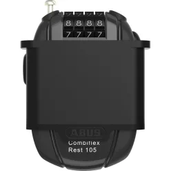   Abus mini kábel Kerékpár Lakat számzárral Combiflex Rest, 105 cm, Chr tartóval, fekete