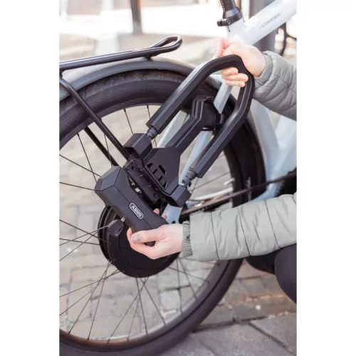 Abus U-Kerékpár Lakat Granit Super Extreme 2500/165 HB230, XPlus Lakatszerkezettel, USH 2500 tartóval