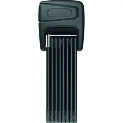   Abus hajtogatható Kerékpár Lakat riasztóval Bordo One SmartX Alarm 6000A/120, kulcs nélküli rendszer, SH tartóval, távirányítóval, fekete