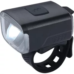   BBB Cycling első Lámpa Kerékpárra BLS-143 Stud, 130 lumen, 4 mód, micro USB tölthető 1000 mAh akku, gumis felfogatással