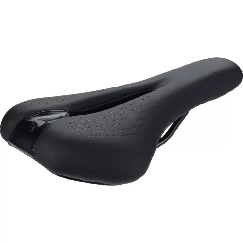 BBB Cycling Nyereg Kerékpárra BSD-137 SportComfort 2.0, unisex, szintetikus bőr bevonat, anatómiai nyílással, 165mm széles, 265mm hosszú