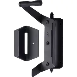   BBB Cycling kerékpáros szerszám - fali akasztó BTL-127 ParkingLot Swivel, 3" kerék szélességig, 20kg-ig terhelhető, behajtható, hátsó kerékhez is van hátlap