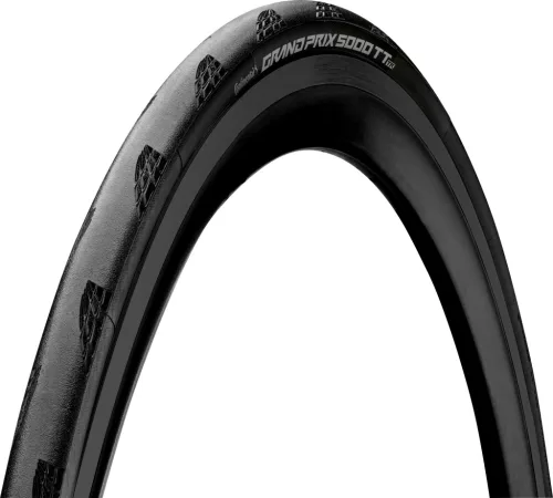 Continental országúti kerékpáros külső gumi 25-622 Grand Prix 5000 TT TR 700x25C, tubeless ready, fekete/fekete, Skin hajtogathatós