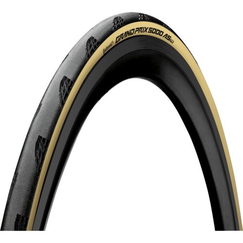 Continental országúti kerékpáros külső gumi 28-622 Grand Prix 5000 AllSeason TR 700x28C, hookless felni kompatibilis, tubeless ready, fekete/krém hajtogathatós krém