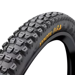   Continental MTB kerékpáros külső gumi 60-584 Xynotal Downhill Soft 27,5x2,4, tubeless ready, fekete/fekete, hajtogathatós Skin