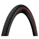 Continental gravel-cyclocross kerékpáros külső gumi 45-622 Terra Speed ProTection 28x1,7, hookless felni kompatibilis, tubeless ready, fekete/transparent hajtogathatós Skin