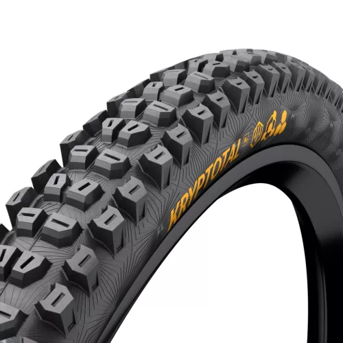 Continental MTB kerékpáros külső gumi 65-584 Kryptotal-R Enduro Soft 27,5x2,6, tubeless ready, fekete/fekete, hajtogathatós
