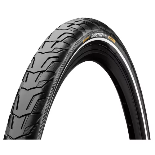 Continental Kerékpár Külső Gumi 42-622 Ride City 28X1,6 Fekete/Fekete, Reflektoros